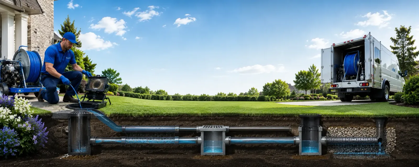 Outdoor drain cleaning information for La Quinta, CA